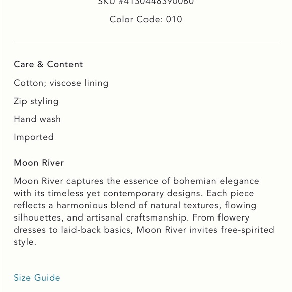 Moon River White Long Sleeve Dress